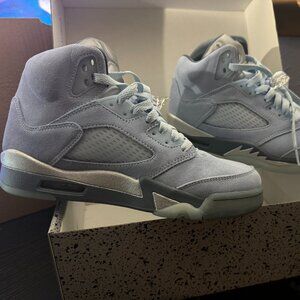 Air Jordan Retro 5  - Ice/Blue Graphite